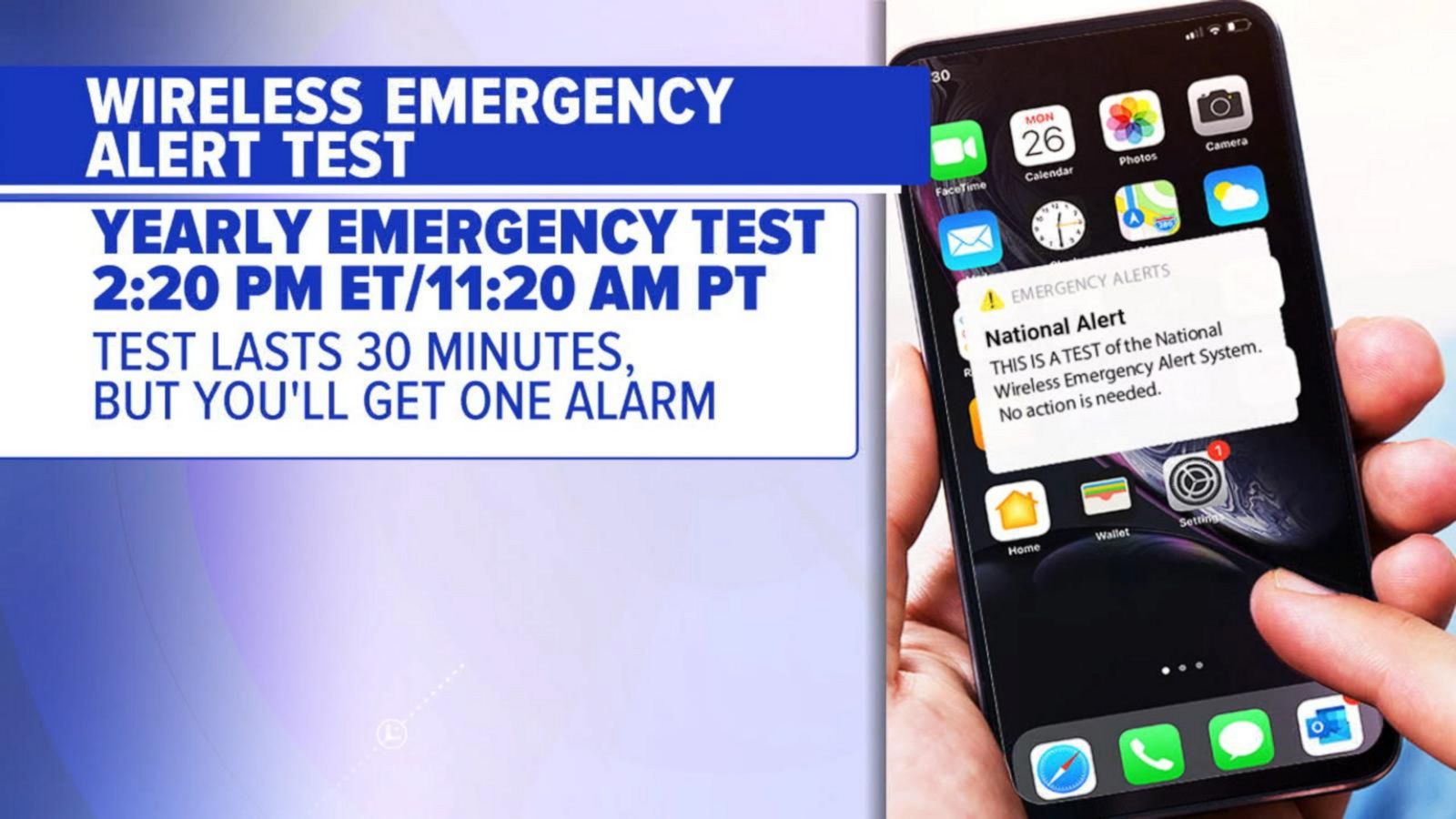 Fema To Test Cellphone Emergency Alert System Good Morning America
