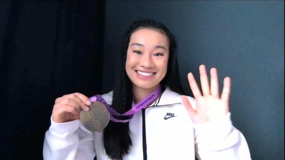 US women's gymnastics team wins historic 7th consecutive world championship  title - ABC News