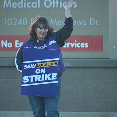 VIDEO: Thousands of healthcare staff on strike for 3rd day