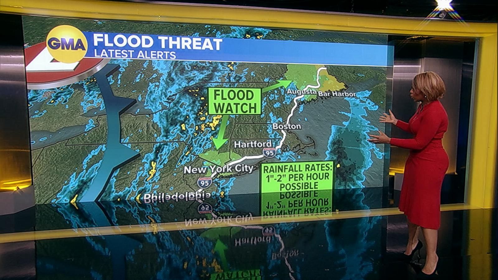 VIDEO: Severe flash flood threat in the Northeast