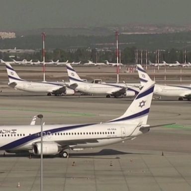 VIDEO: US security ramps up and airlines suspending service to Israel