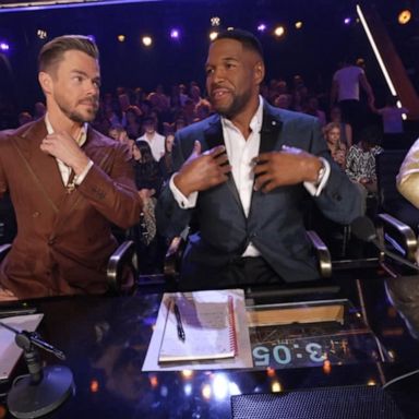 VIDEO: Behind the scenes as Michael Strahan guest judges ‘Dancing With the Stars'