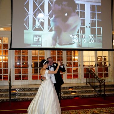 VIDEO: Bride and father share emotional moment during father-daughter dance