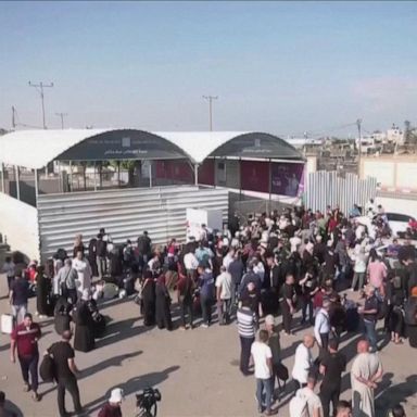 VIDEO: Confusion over border crossing between Gaza and Egypt