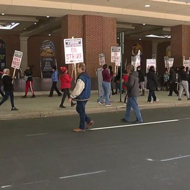 VIDEO: Casino workers in Detroit strike