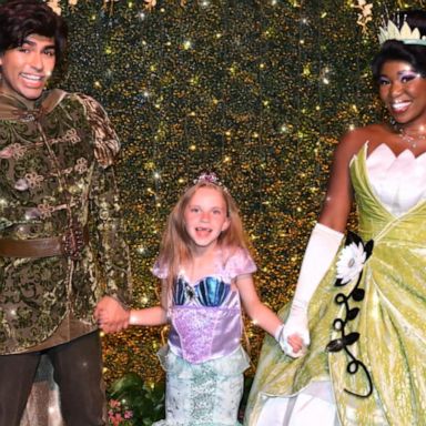 VIDEO: Princess-in-training gets her wish granted