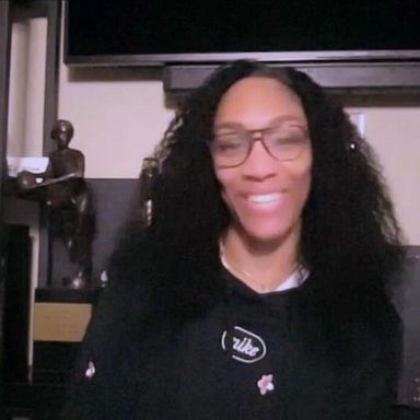 VIDEO: Las Vegas Aces' A’ja Wilson talks team's championship win