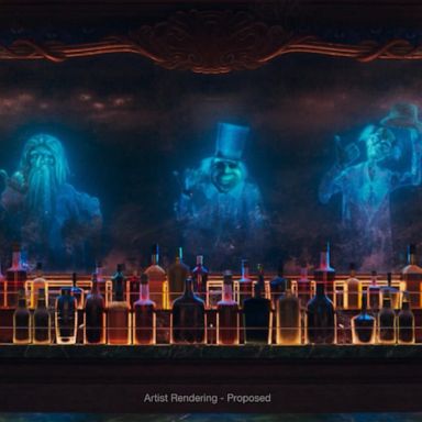 VIDEO: 1st look at Haunted Mansion Parlor aboard Disney's Treasure