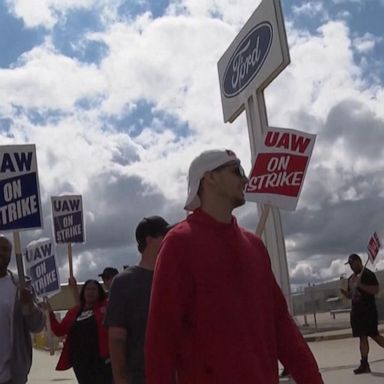 VIDEO: Striking auto workers reach tentative deal with Ford