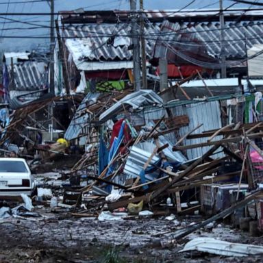 VIDEO: Historic Category 5 storm Otis makes landfall near Acapulco