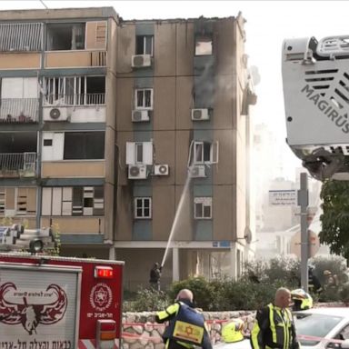 VIDEO: Rocket strikes apartment building in Tel Aviv