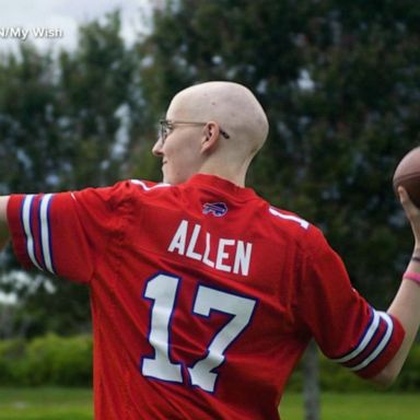 VIDEO: One young man’s dream to become a Buffalo Bill for a day comes true