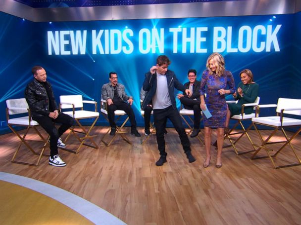 New Kids on the Block teach 'The Right Stuff' dance - Good Morning America