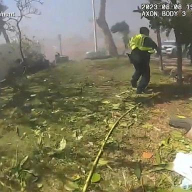 VIDEO: Newly released body cam footage shows response to Maui wildfires