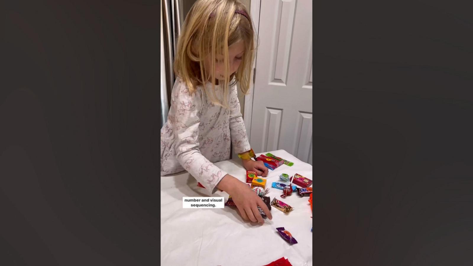 VIDEO: Try this Halloween candy exercise with your kids