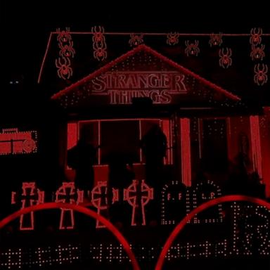 VIDEO: Michigan family dazzles with extravagant 'Stranger Things' Halloween display