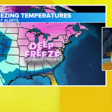 VIDEO: Temperatures plummet across the country