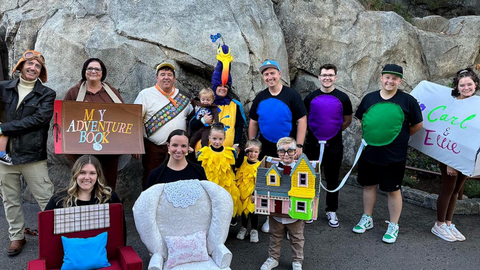 VIDEO: Family dresses in creative, elaborate costumes throughout the month of October