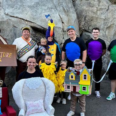 VIDEO: Family dresses in creative, elaborate costumes throughout the month of October