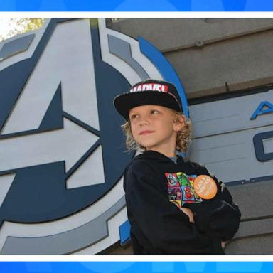 VIDEO: Declan’s dreams of meeting the Avengers come true