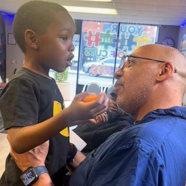 VIDEO: Man creates barbershop specifically for kids with sensory issues