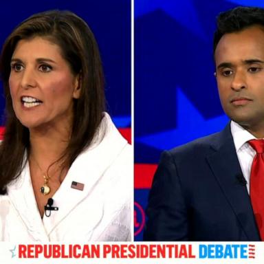 VIDEO: Haley takes spotlight in GOP presidential debate amid Trump's absence 