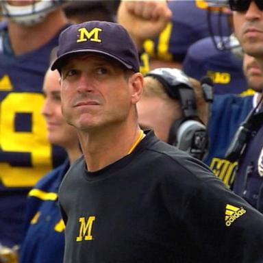 VIDEO: Michigan coach suspended amid college football sign stealing scandal