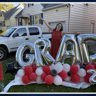 VIDEO: Graduate begins journey of paying off student loan