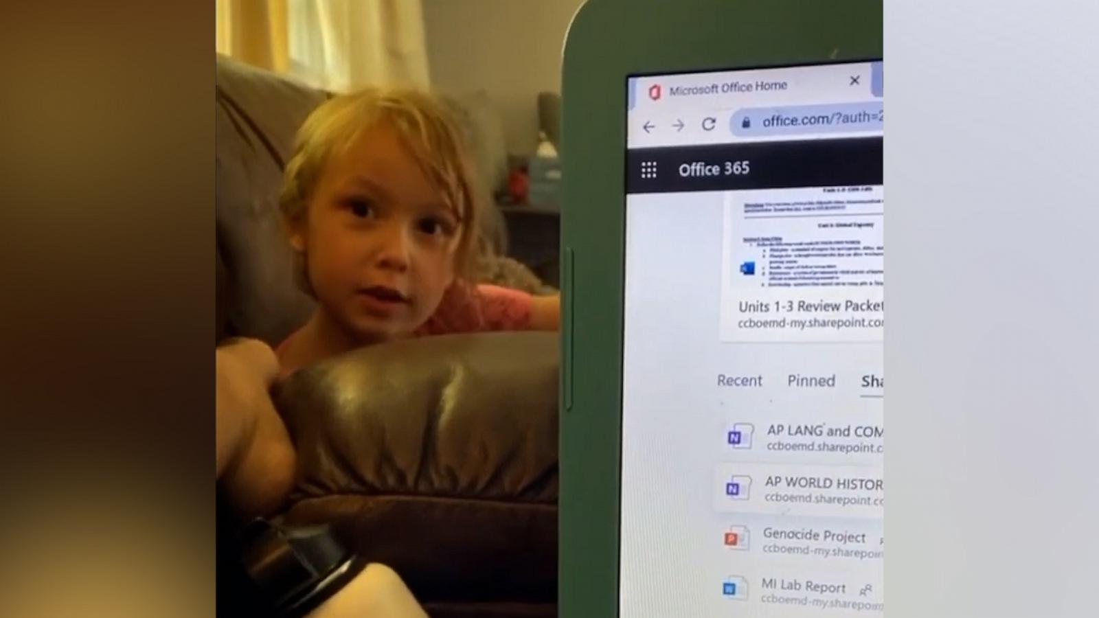 VIDEO: Little girl has hilarious reaction to mom's spelling explanation