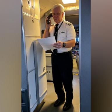 VIDEO: Watch this pilot's emotional retirement speech before his final flight