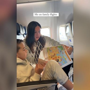 VIDEO: Mom explains why husband doesn't sit with kids on the plane