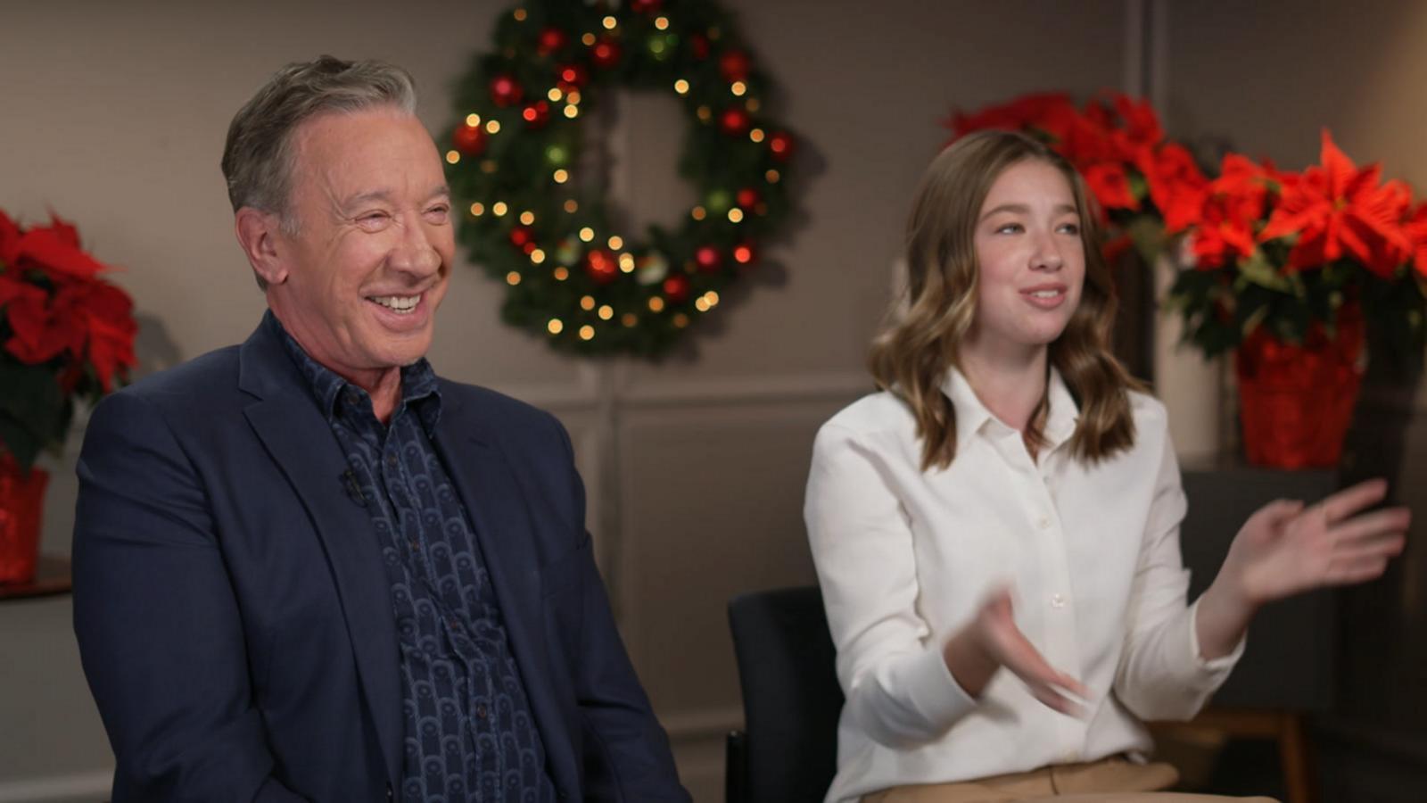 Tim Allen and daughter talk starring together in 'The Santa Clauses ...