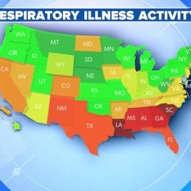 VIDEO: At least 10 states report spike of respiratory illnesses