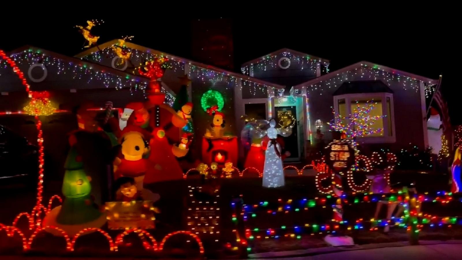 VIDEO: California home goes all-out with dazzling holiday light display