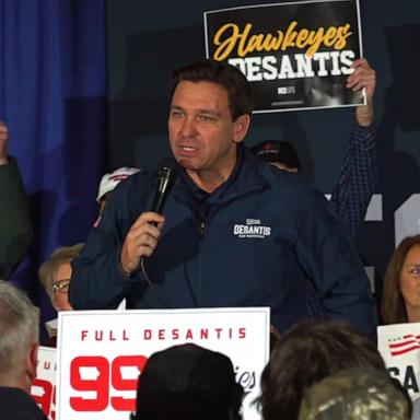 VIDEO: Trump, DeSantis hold dueling Iowa events