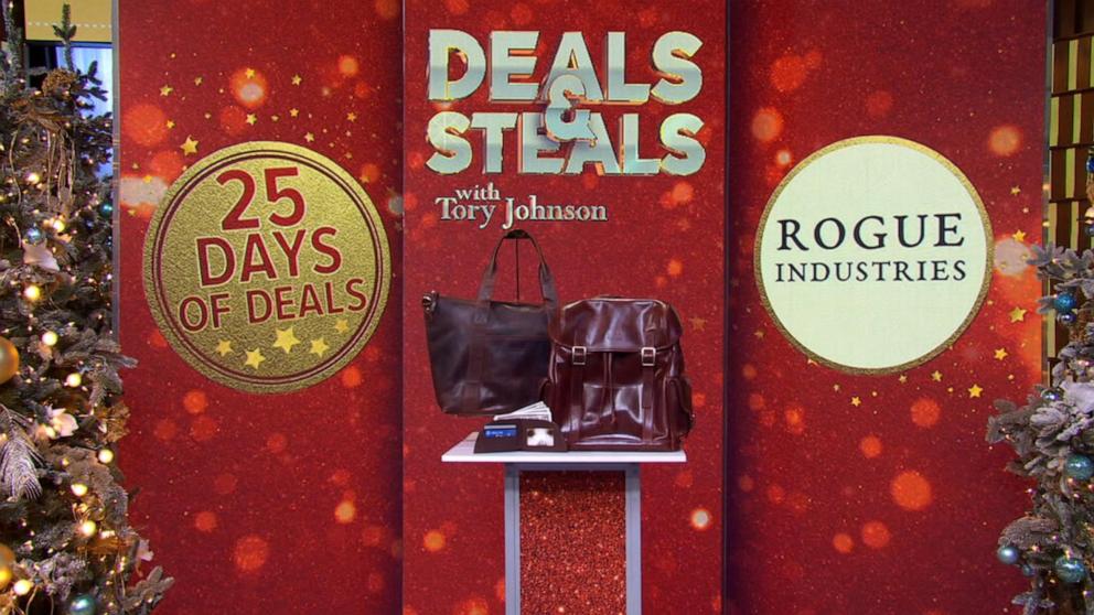 25 Days of Christmas' Deals & Steals: Rogue Industries leather backpack  Video - ABC News