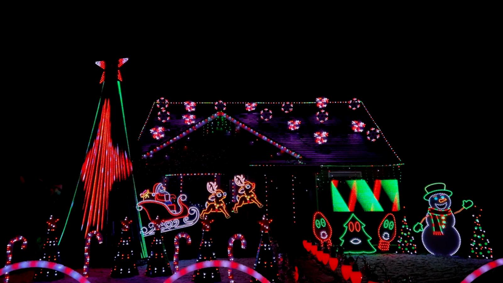 VIDEO: This house's holiday light display is set to Elton John's 'Step Into Christmas'