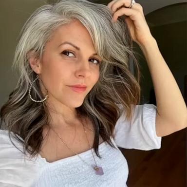 VIDEO: How this content creator is breaking down the stigma around graying hair 