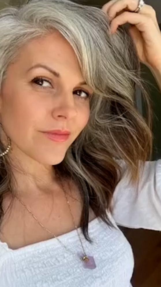VIDEO: How this content creator is breaking down the stigma around graying hair 