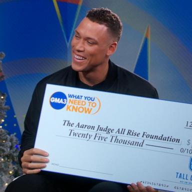 VIDEO: Aaron Judge gets a big surprise from non-profit 