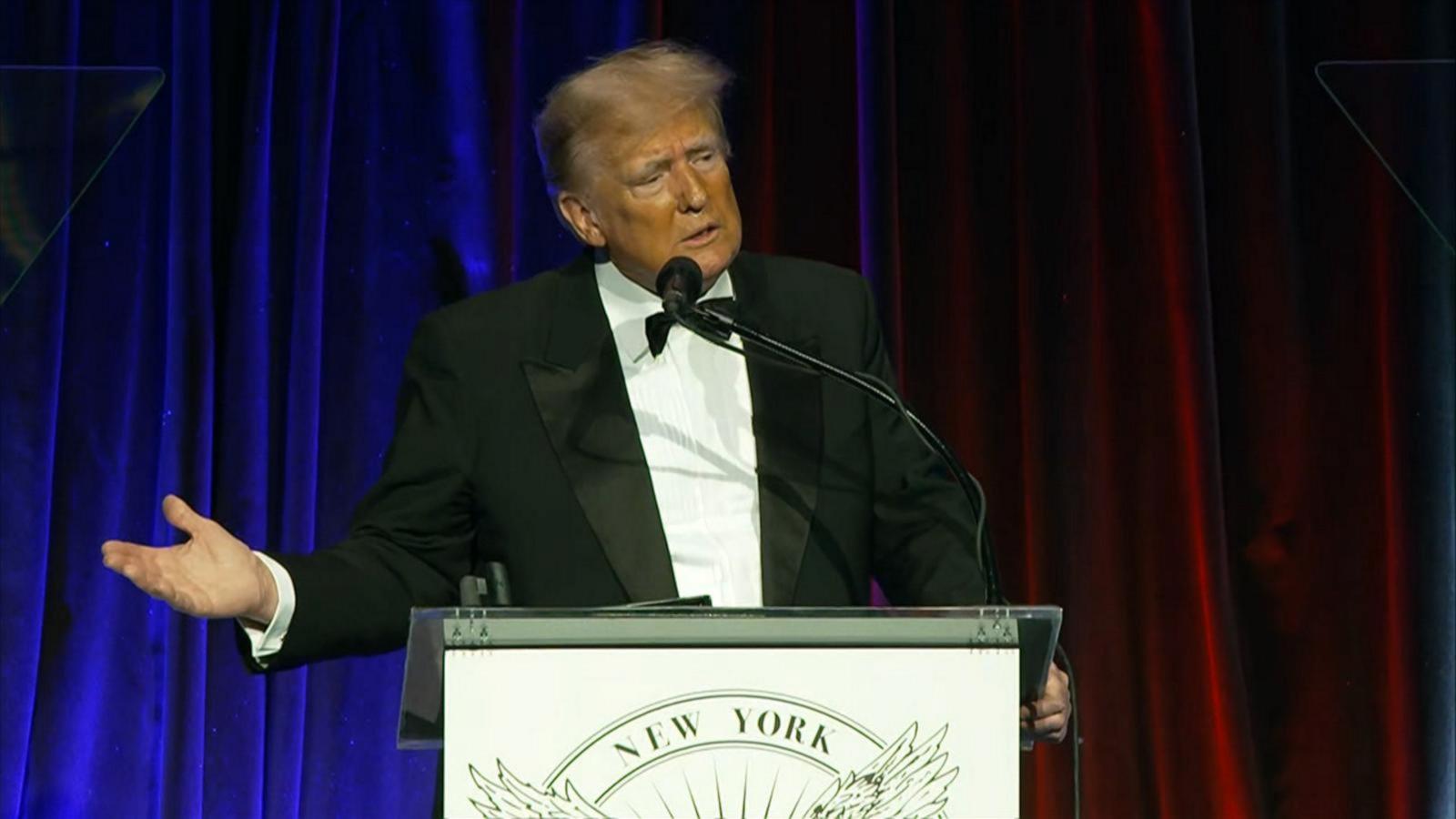 VIDEO: Trump defends ‘dictator’ comments at NYC event