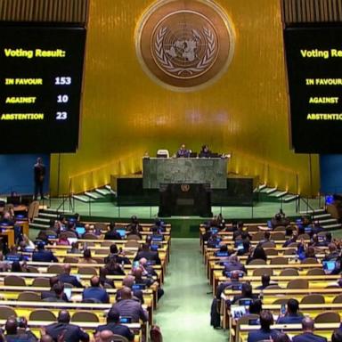 VIDEO: UN General Assembly votes for cease-fire in Gaza