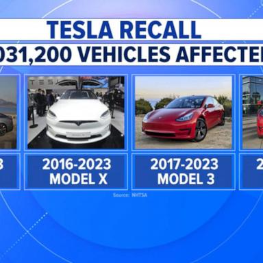 VIDEO: Tesla to recall more than 2 million cars