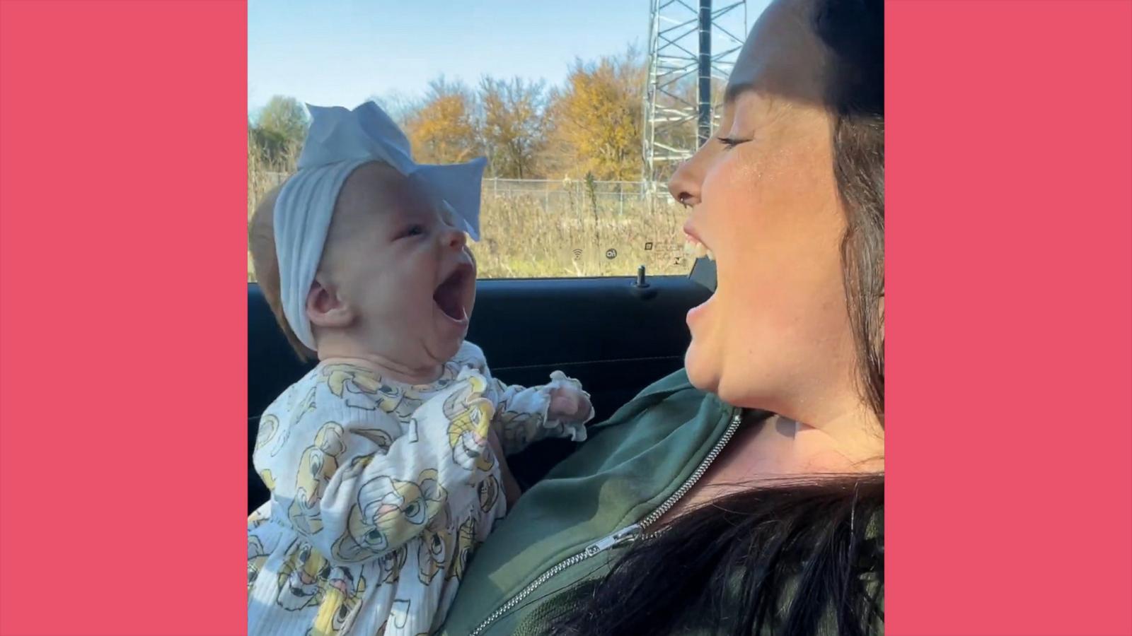 VIDEO: Baby can’t stop smiling when mom sings Taylor Swift song