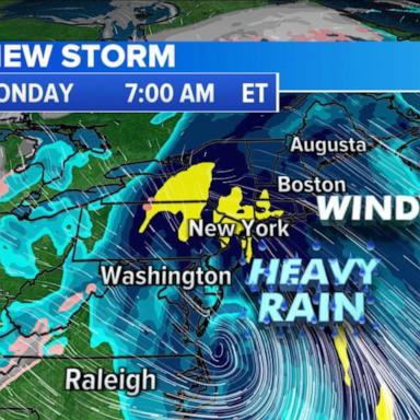 VIDEO: Major storm heads east ahead of holiday travel weekend