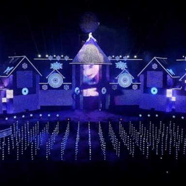 VIDEO: This farm had a 'Frozen' light show with Elsa on the roof, and we can't let it go 