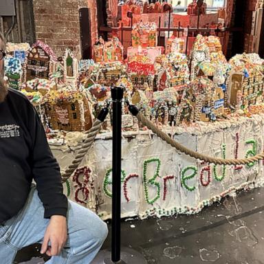 VIDEO: Check out the world’s largest gingerbread village display 