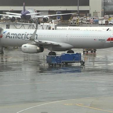 VIDEO: Winter storm wreaks havoc on air travel