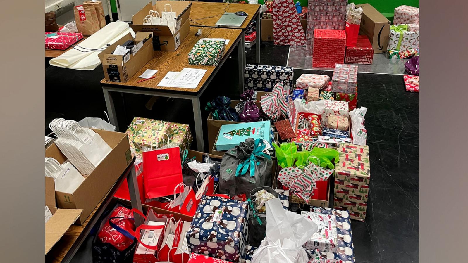 VIDEO: Teachers and strangers grant more than 900 Christmas wishes for high school students