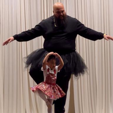 VIDEO: Dad dancing with daughter at her 1st ballet recital is the joy we all need